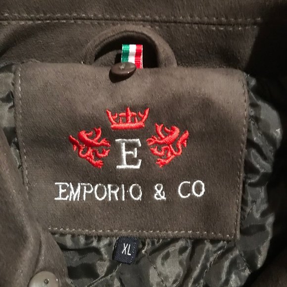 Men's Emporio & Co. Suede Jacket - Picture 8 of 14